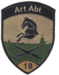 Bild von Art Abt 10 Gold Armee Badge mit Klett